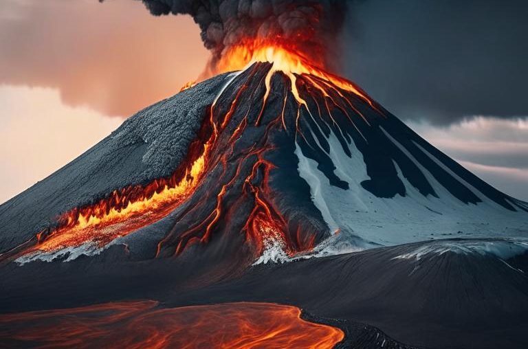 Вулкан в Исландии