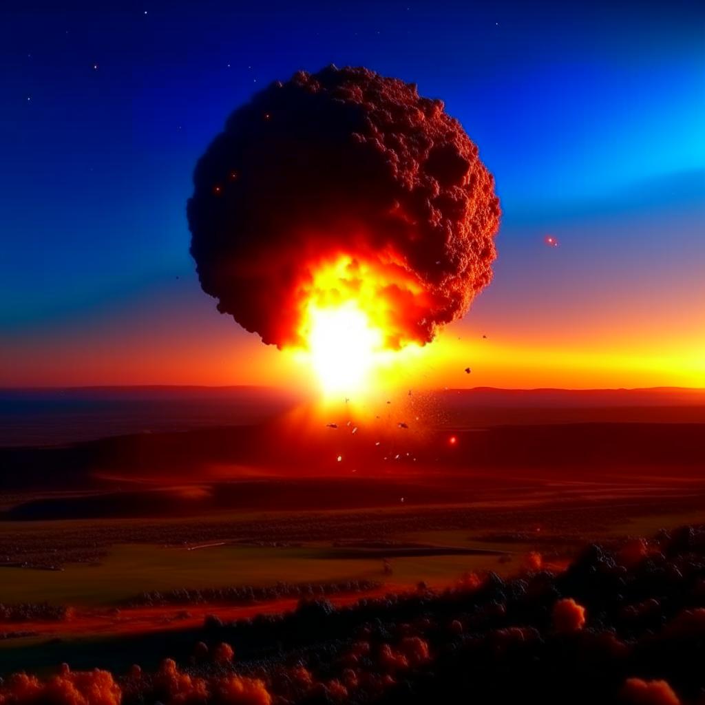 Минимальный размер метеорита, который уже может нанести вред своим взрывом?