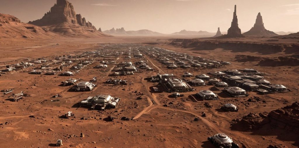 Марс через 100 лет