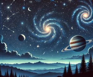 Что мы видим, смотря на ночное звездное небо?