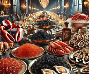 Топ 30 стран с максимальными затратами населения на элитные продукты питания