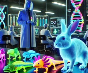 Флуоресцентные кролики: зачем учёные создают  флуоресцентных разных живых организмов