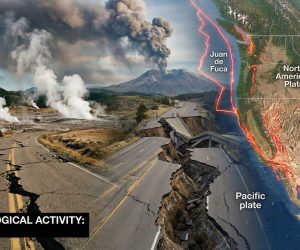 Геологическая активность в США за последние двадцать лет