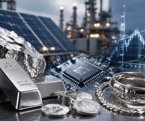 Распределение мирового объёма серебра по секторам потребления: Анализ структуры рынка