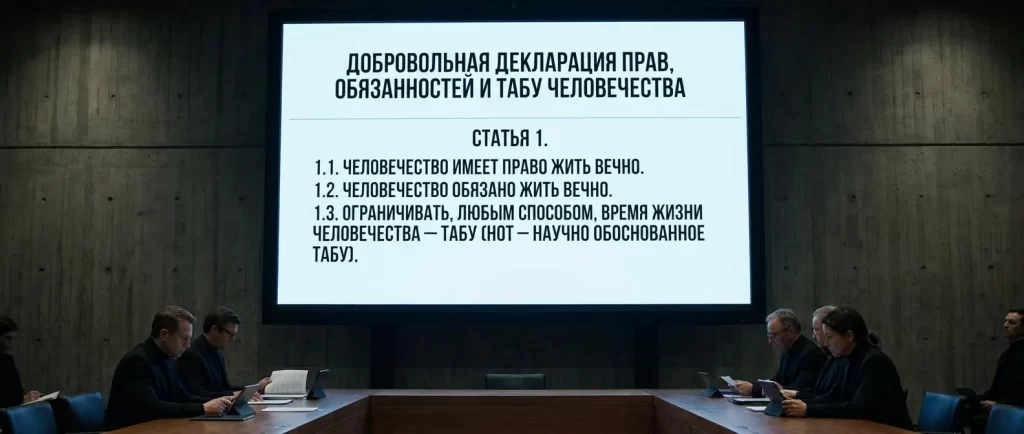 Добровольная декларация прав обязанностей и табу человечества