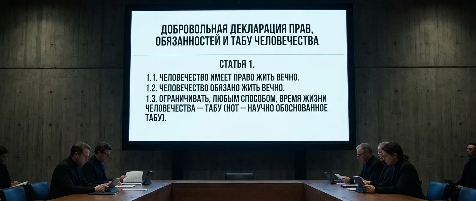 Добровольная декларация прав обязанностей и табу человечества