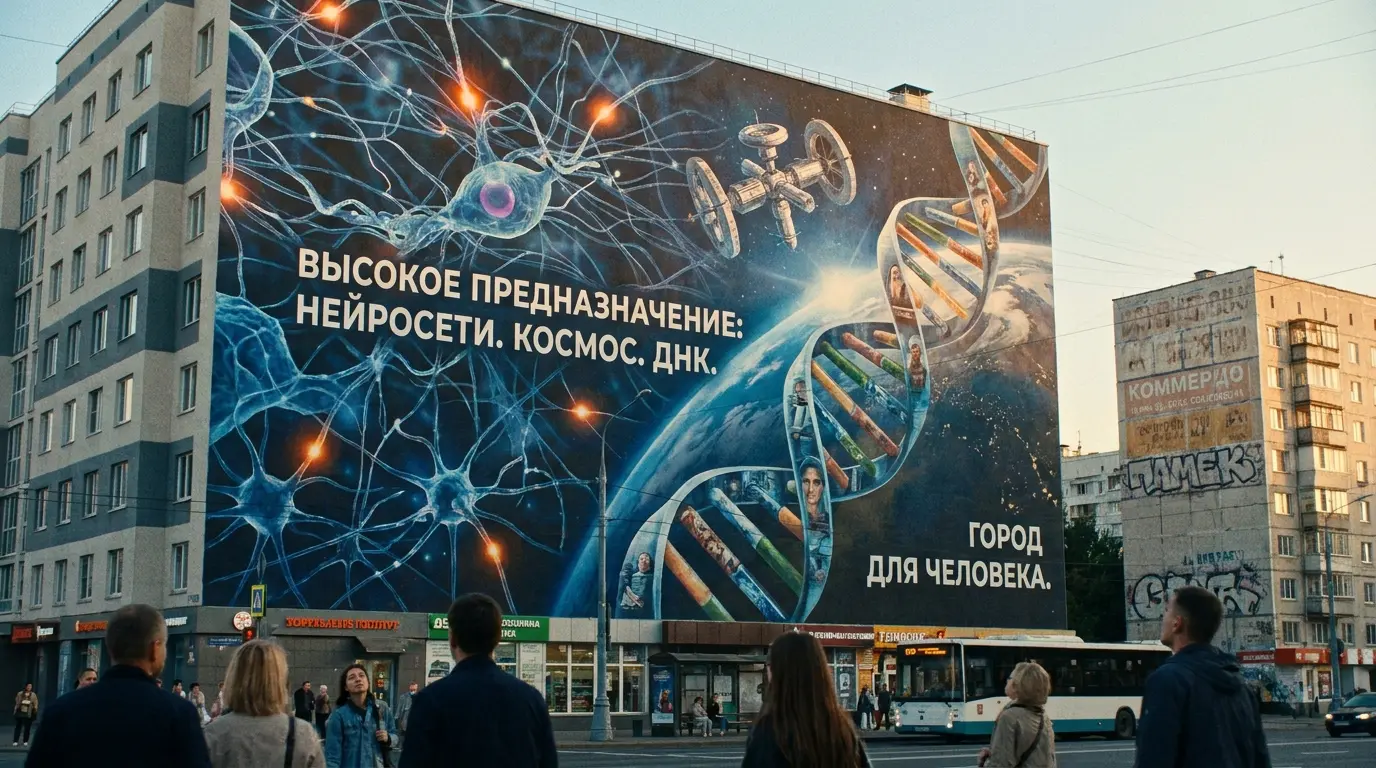 Мурал вечное человечество