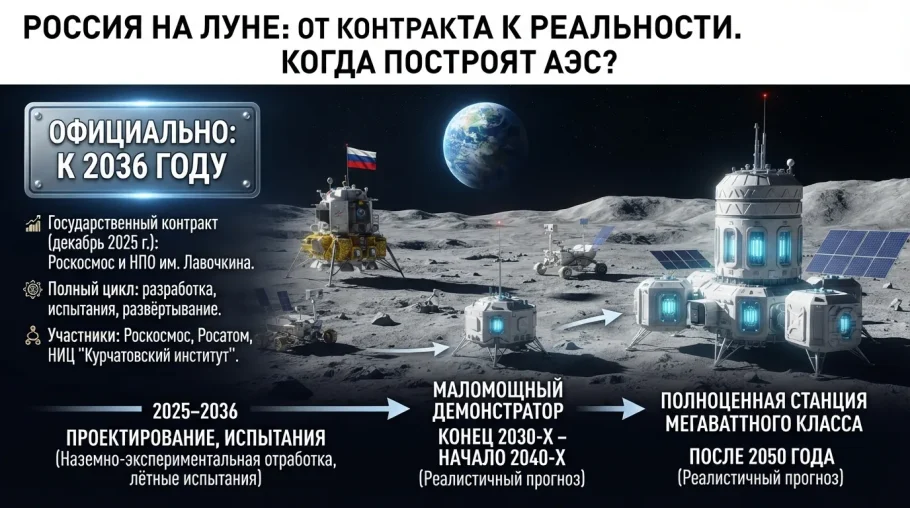 АЭС на Луне