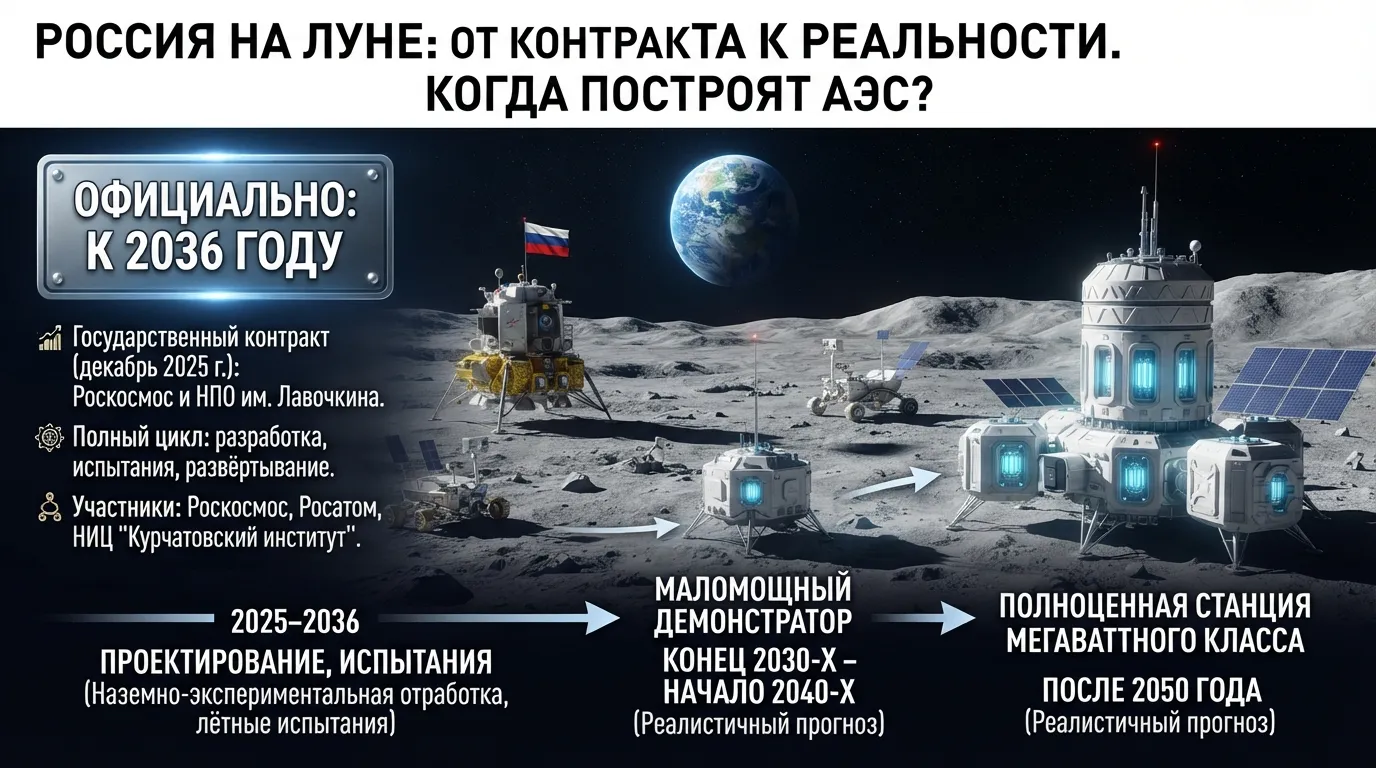АЭС на Луне